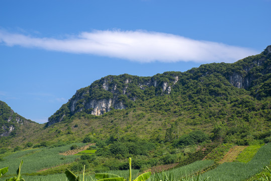 蓝天白云风景