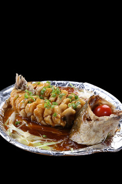 烧汁鲈鱼