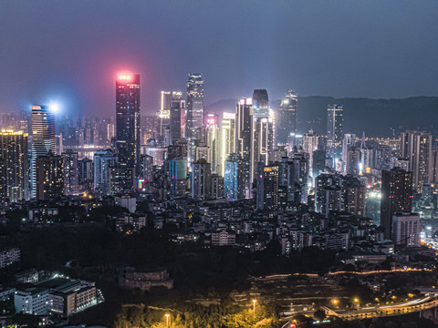 重庆渝中区夜景