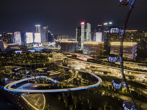 欢乐港湾夜景