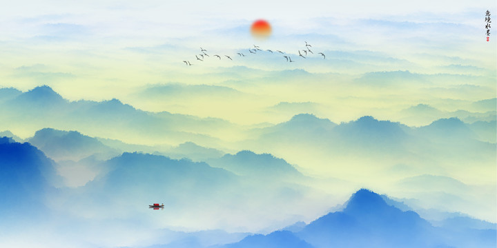 山水画