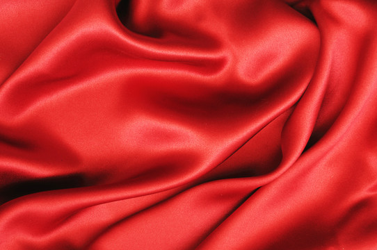红色丝绸底纹背景