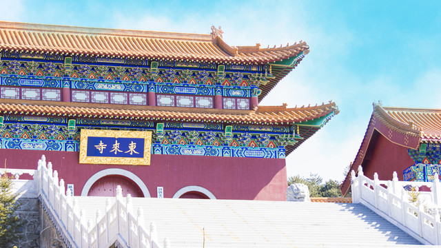 中国佛教寺院建筑风景