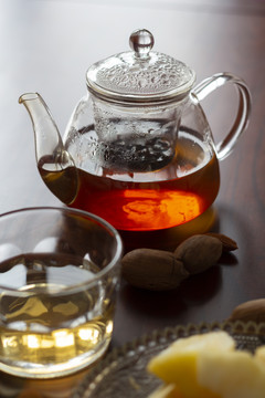果盘玻璃茶壶
