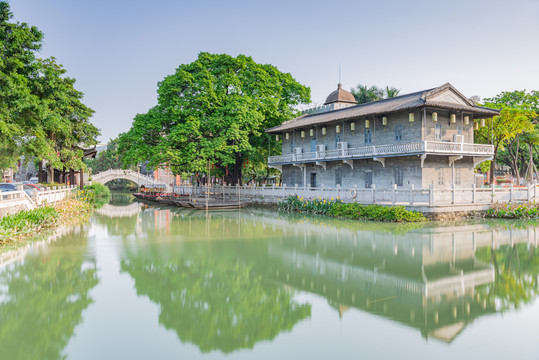 东涌水乡风情街特色建筑