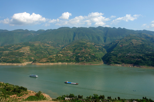 长江三峡水库巫山段