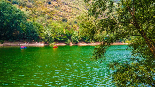 蓝田汤峪湖