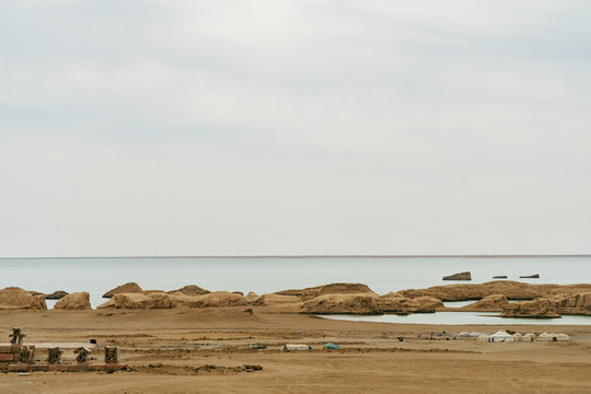 中国西部青海高原湖泊自然风光