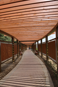 木质长廊