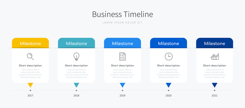 商务时间线创意设计模板