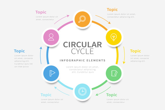 循环图创意设计模板