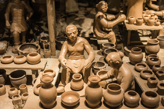 古代陶瓷加工作坊