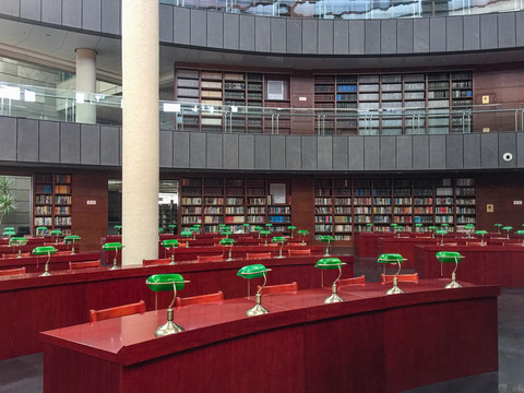 山西大学图书馆阅览室