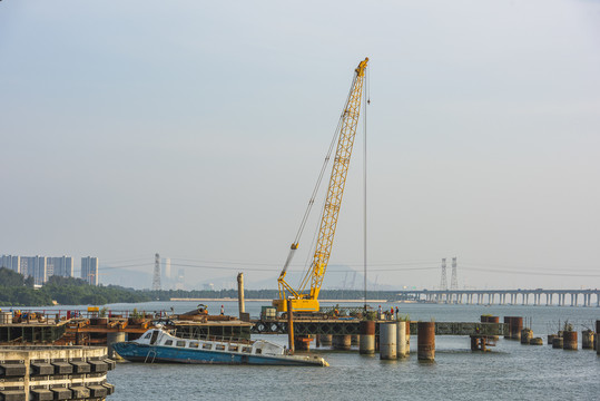 深圳深中通道建筑施工