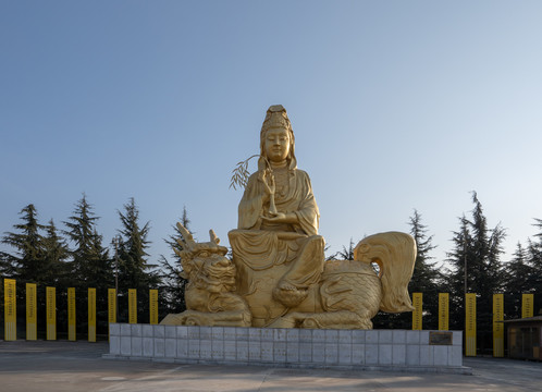法门寺菩萨塑像
