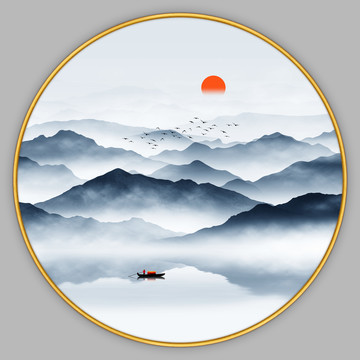 意境山水画