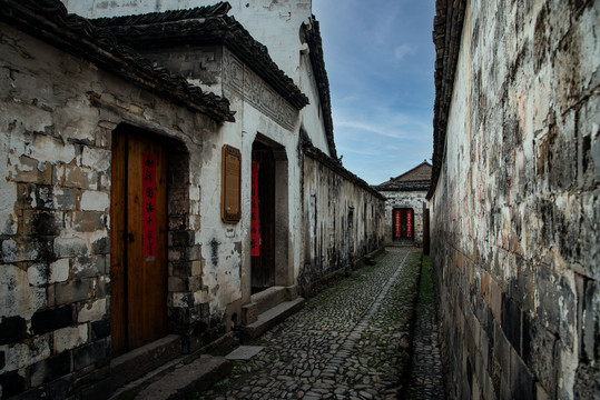 河阳古厝石板路