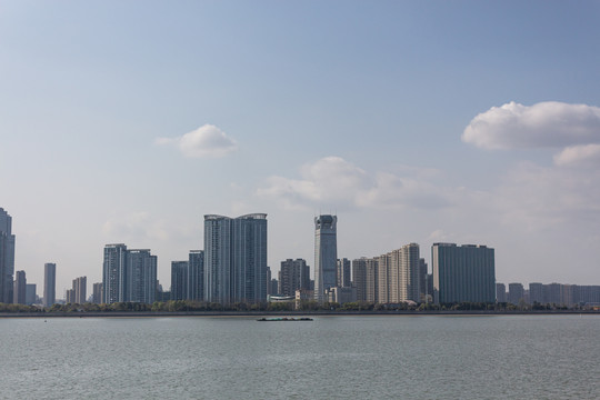 杭州钱塘江城市建筑风景