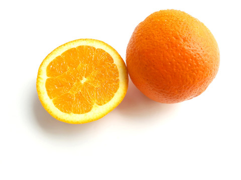 甜橙鲜果图