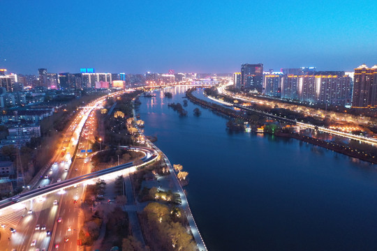 汾河夜景