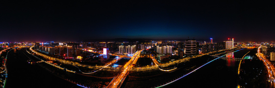 汾河夜景