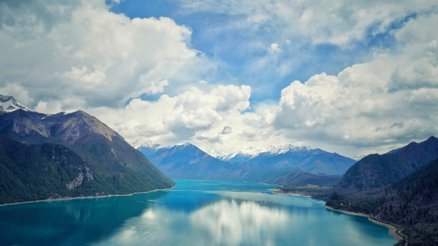 湖泊美景