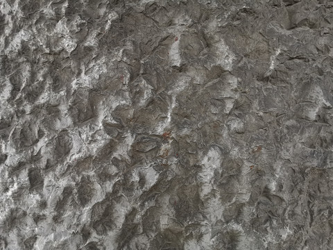 水波纹岩石风貌