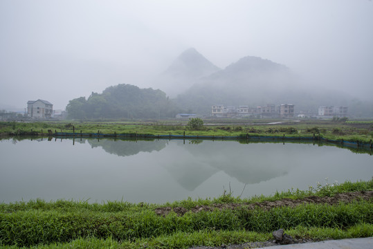 水墨乡村