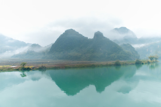 山水画背景