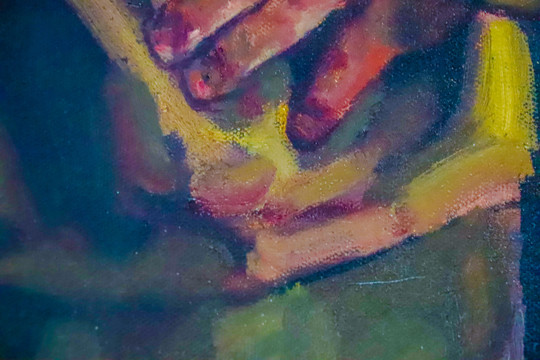 油画布纹肌理