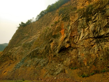 山石崖壁