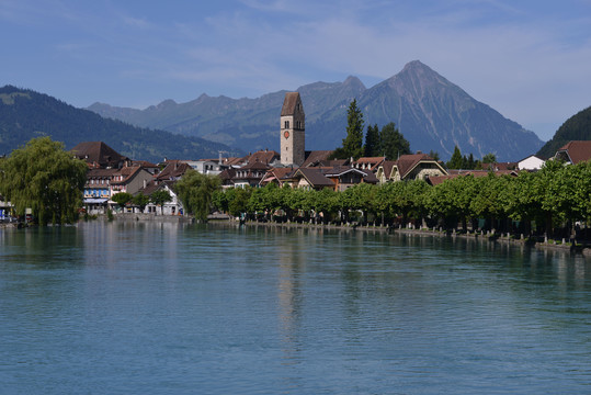 瑞士城镇摄影