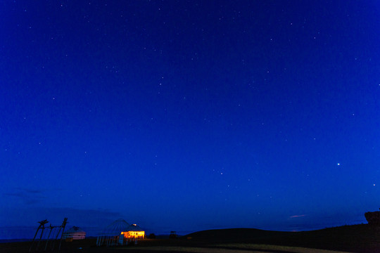 草原夜空星空