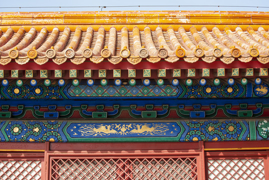 北京故宫建筑彩绘