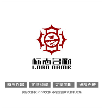 古建筑园林logo