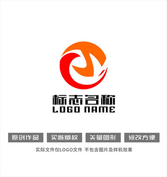 TC字母标志飞鸟logo