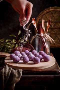 紫薯装饰画