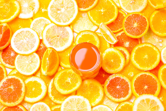 橙汁饮品素材