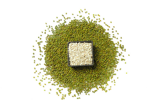 绿豆薏米食材