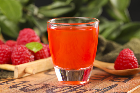 树莓果汁