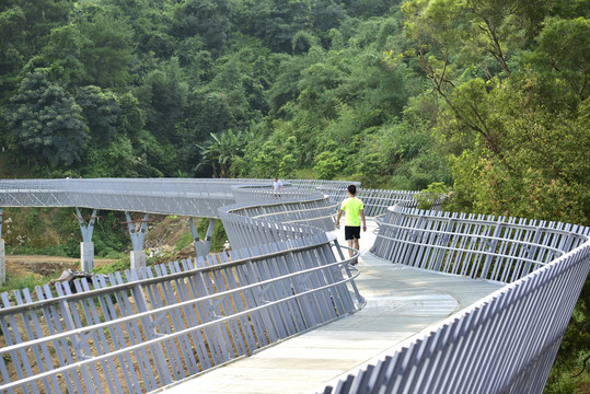凤山森林公园步道高架桥