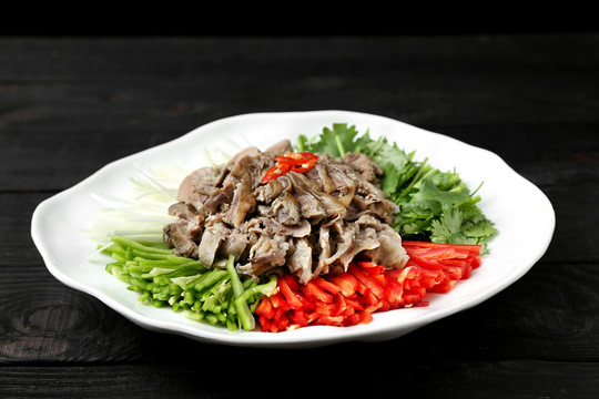 炒羊头肉