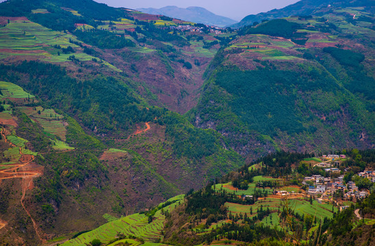 山顶山村