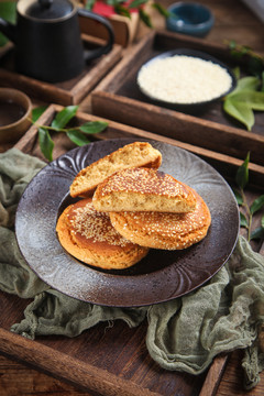 芝麻酥饼