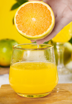 冰糖橙果汁