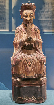 桂木妈祖雕像
