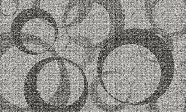 现代几何布纹地毯地垫