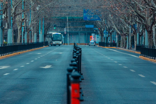 干净的马路
