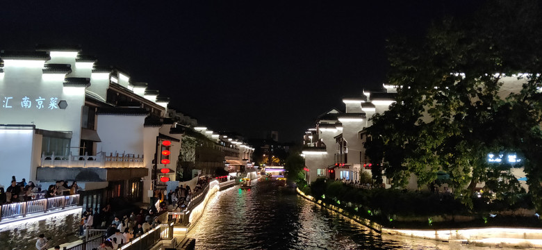 南京秦淮河夜景