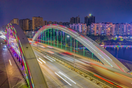 中山市夜色江景